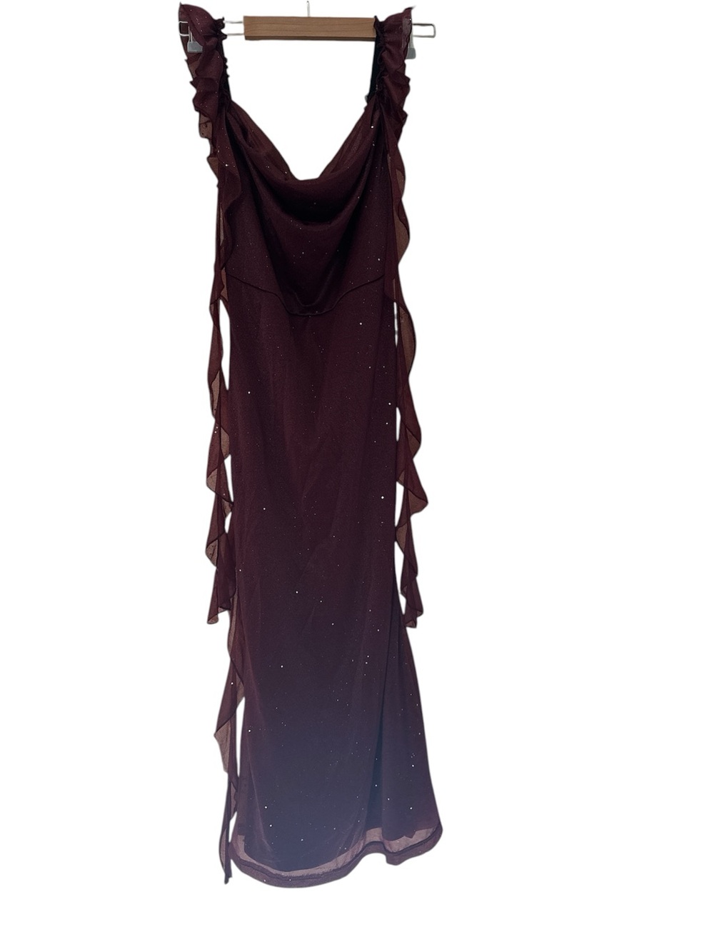 CIDER NWT COWL NECK GLITTER MIDI SMALL - Picture 5 of 9